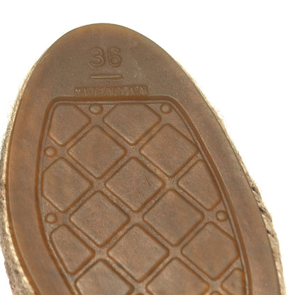 Chanel Linen CC Espadrilles 36 Pink Black 6 of 9