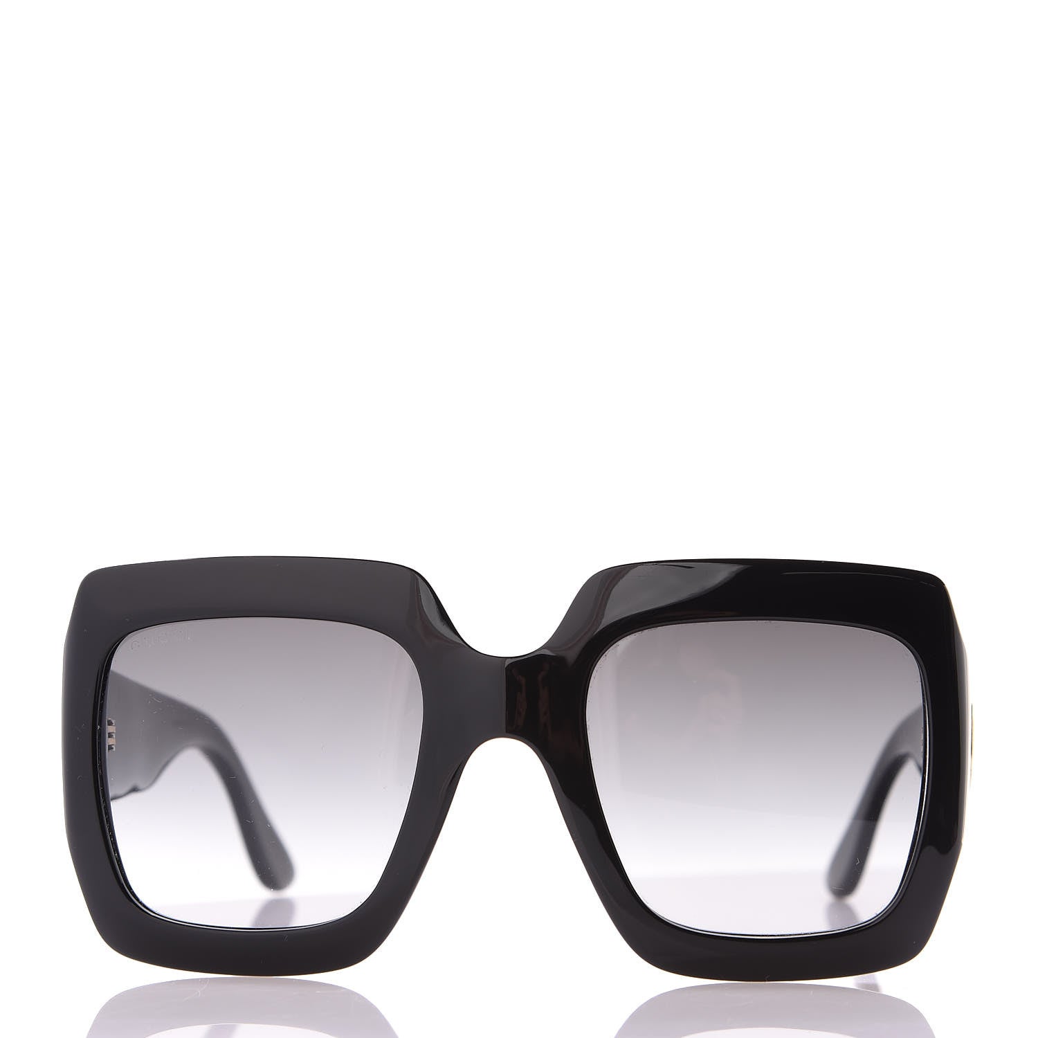 Gucci Acetate Square Frame Sunglasses GG0053S Black 3 of 8