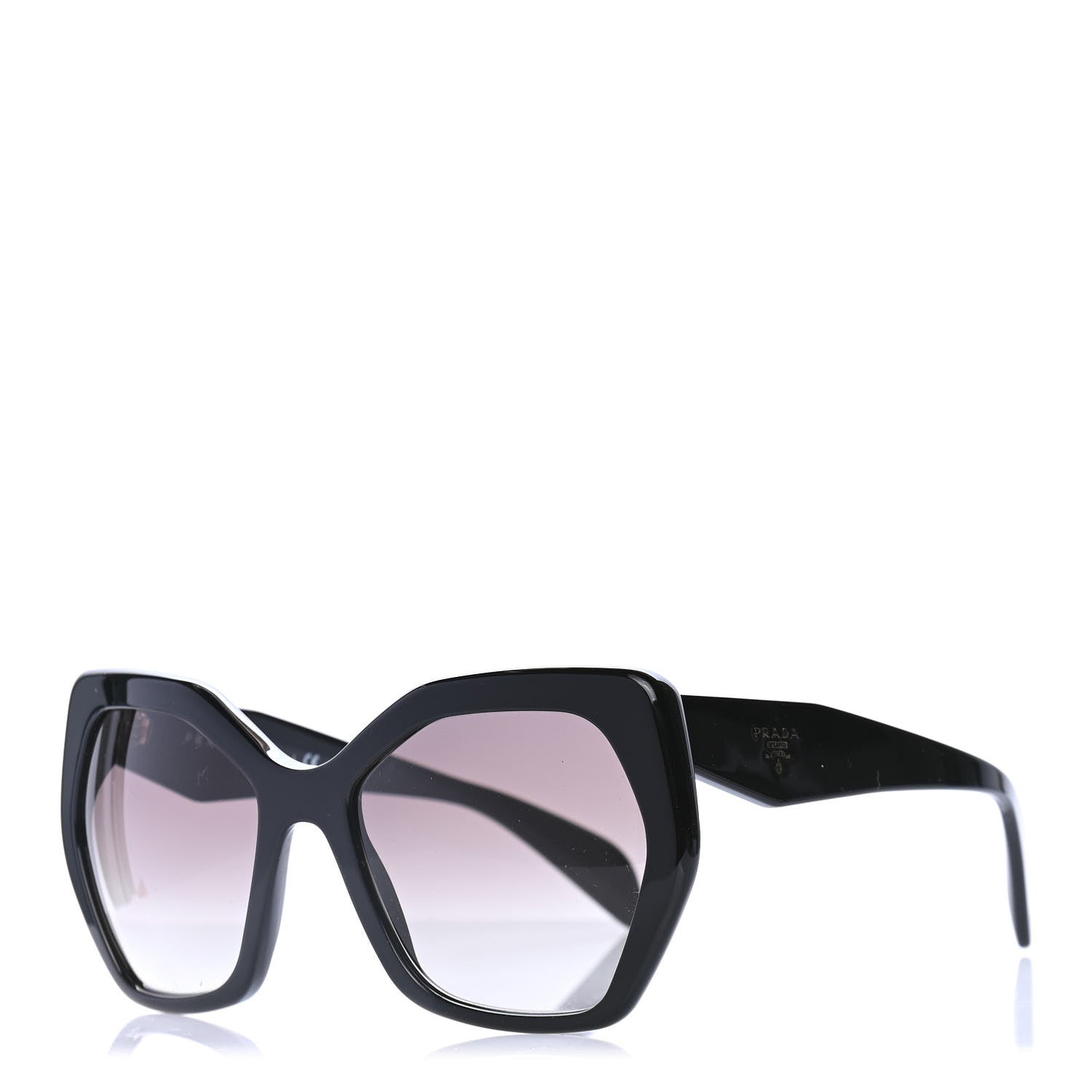 Prada Sunglasses SPR 16R Black 1 of 4