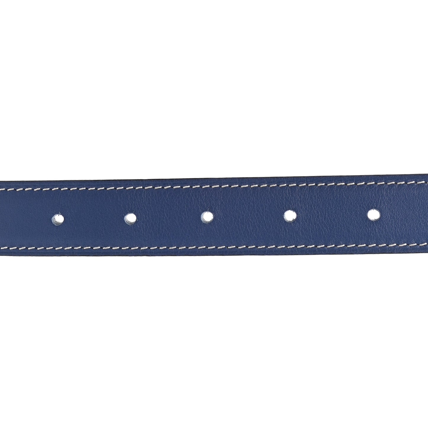 Swift Epsom 24mm Mors H Belt 75 Bleu Brighton White