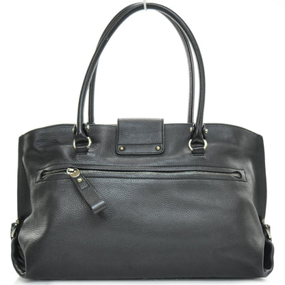 FASHIONPHILE SALVATOREFERRAGAMOGrainedLeatherSofiaBlack 4 of 7