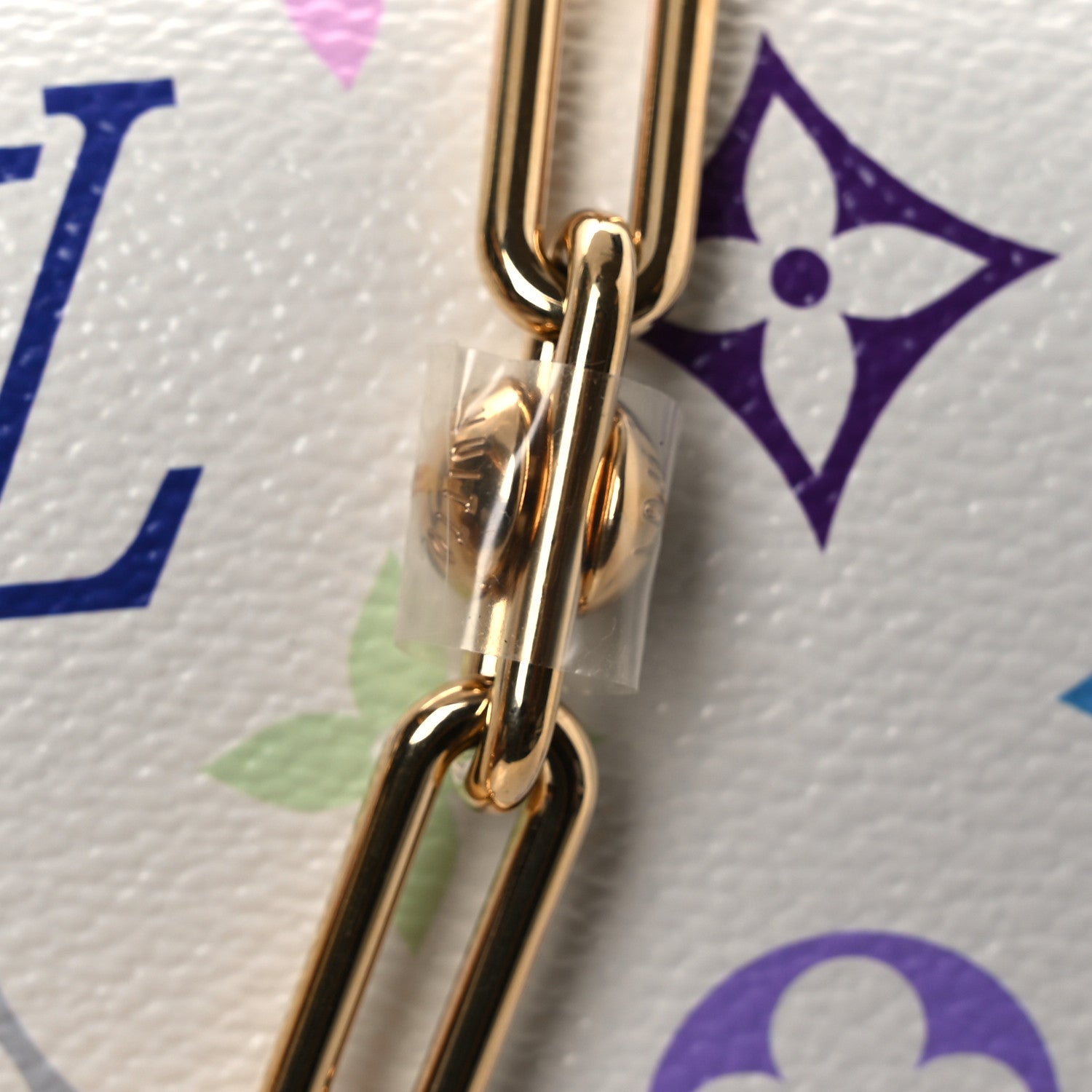 Louis Vuitton LV X TM Monogram Multicolor Ivy Wallet On Chain White 11 of 13
