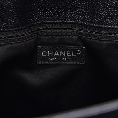 Chanel Caviar Quilted Grand Shopping Tote GST Black 6 of 11