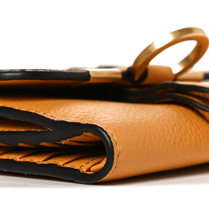 Chloe Grained Calfskin Marcie Square Wallet Tan Apricot 5 of 9