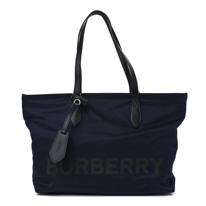 Burberry Nylon Logo Tote Medium Blue 1 of 13
