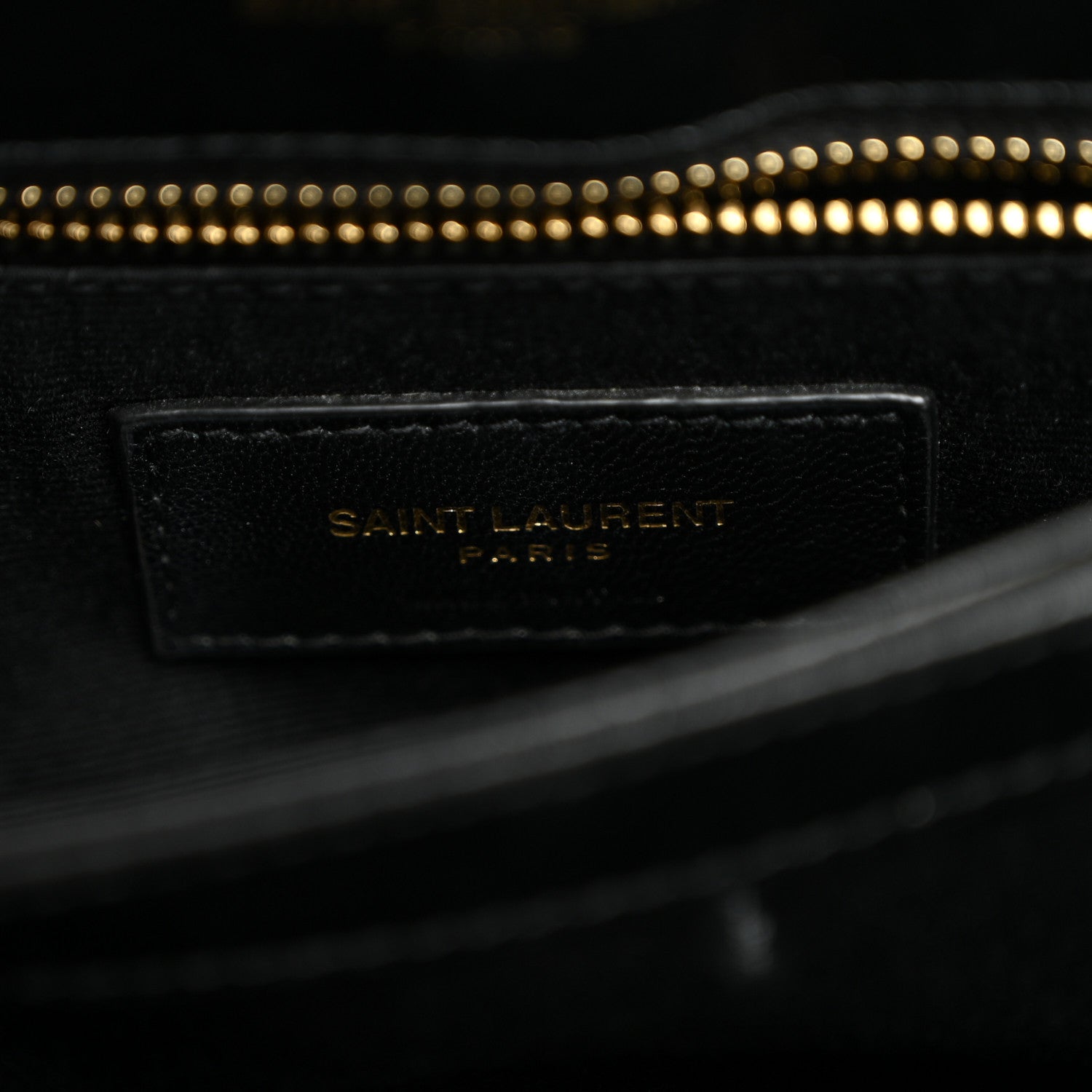 Saint Laurent Calfskin Y Quilted Monogram Toy Loulou Crossbody Bag Black 5 of 9