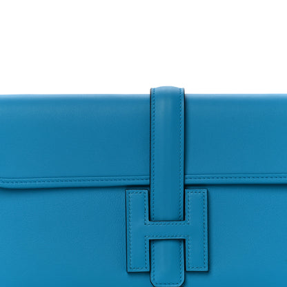 Hermes Swift Verso Jige Elan 29 Clutch Bleu Frida Rose Mexico 8 of 10