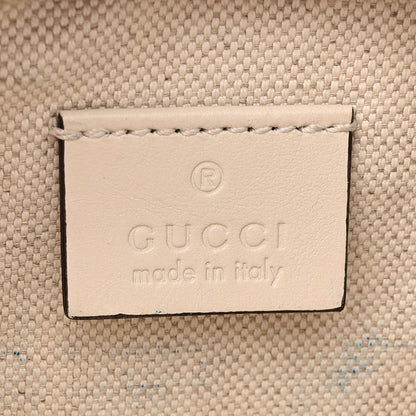 Gucci Calfskin GG Tennis Embossed Belt Bag Mystic White 6 of 14