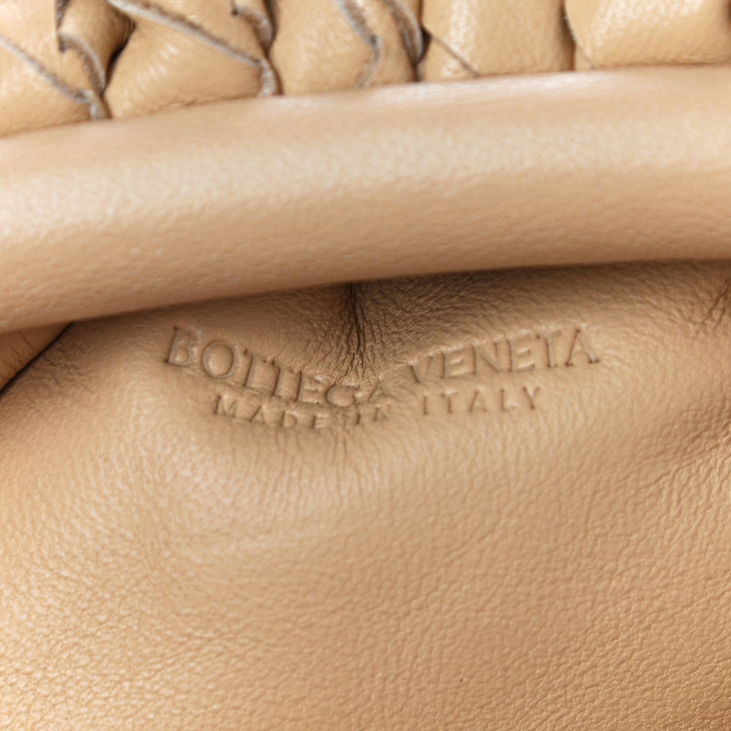Bottega Veneta Nappa Intrecciato The Mini Pouch Almond 8 of 11