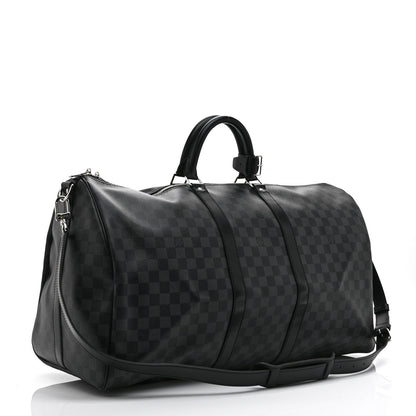 Louis Vuitton Damier Graphite Keepall Bandouliere 55 2 of 9