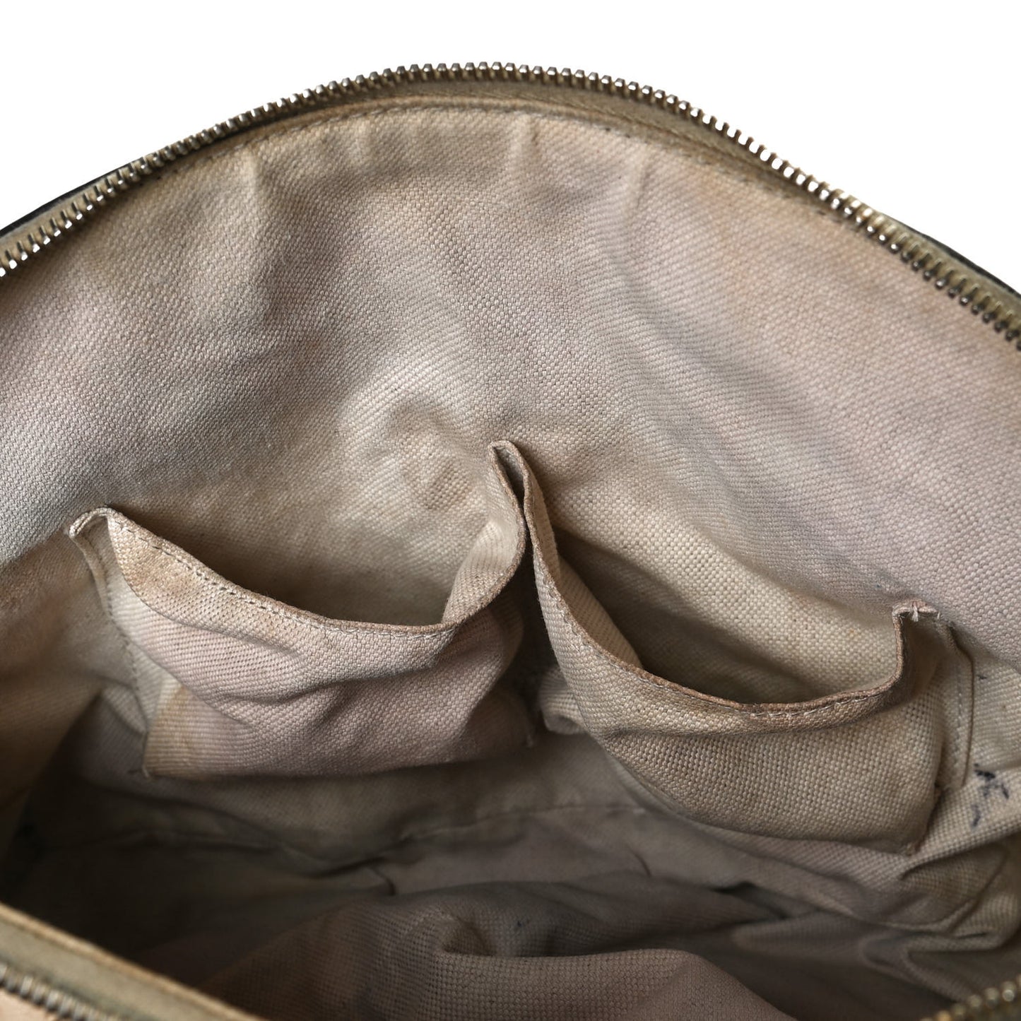 Microguccissima Small Nice Top Handle Dome Bag Beige