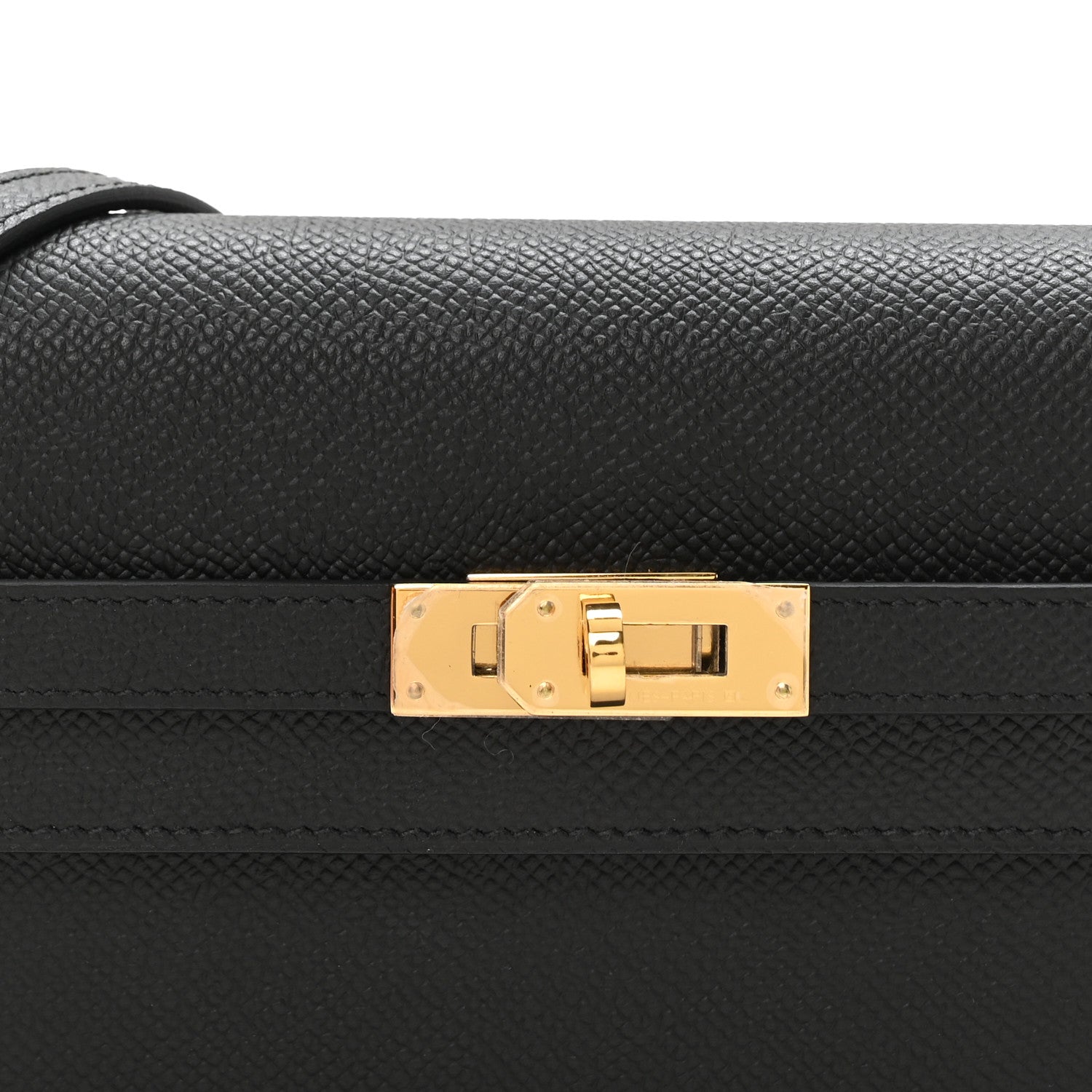 Hermes Epsom Kelly Wallet To Go Black 7 of 10