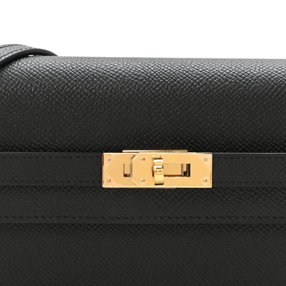 Hermes Epsom Kelly Wallet To Go Black 7 of 10