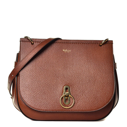 Mulberry Small Classic Grain Calfskin Amberley Satchel Oak 1 of 5