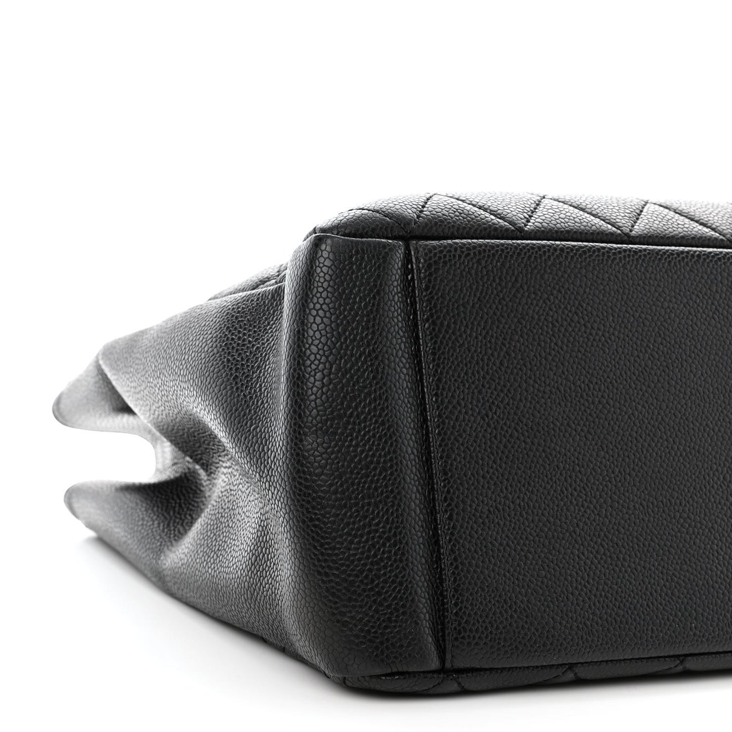 Caviar Quilted Grand Shopping Tote GST Black