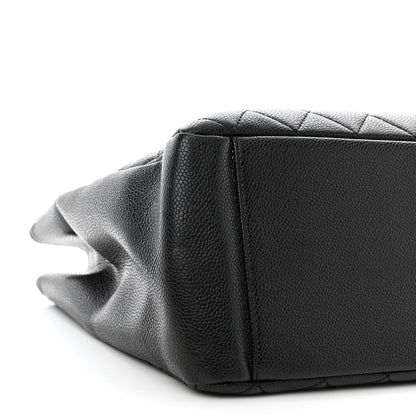 Chanel Caviar Quilted Grand Shopping Tote GST Black 9 of 10