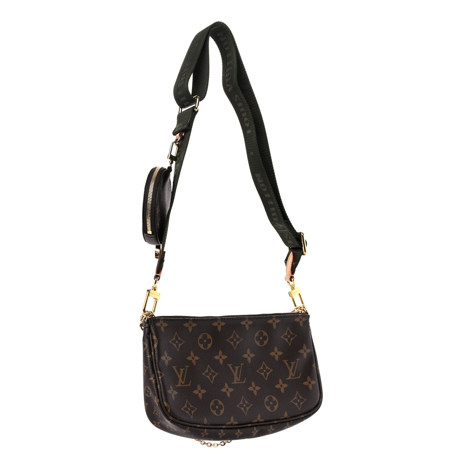 Louis Vuitton Monogram Multi Pochette Accessories Kaki 3 of 9