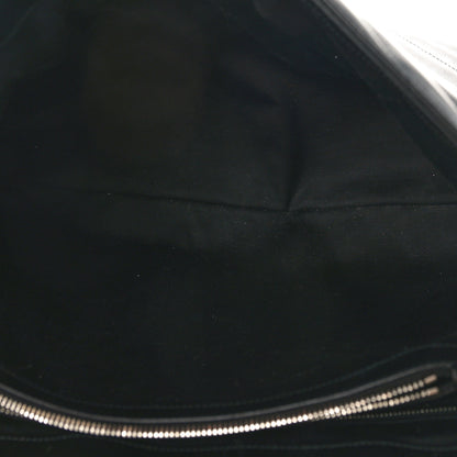 Saint Laurent Calfskin Y Quilted Monogram Large Loulou Chain Satchel Black 5 of 9