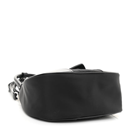 Prada Re-Nylon Spazzolato Re-Edition 2002 Moon Bag Black 3 of 7