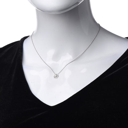 Tiffany Platinum Diamond Daisy Pendant Necklace 2 of 6