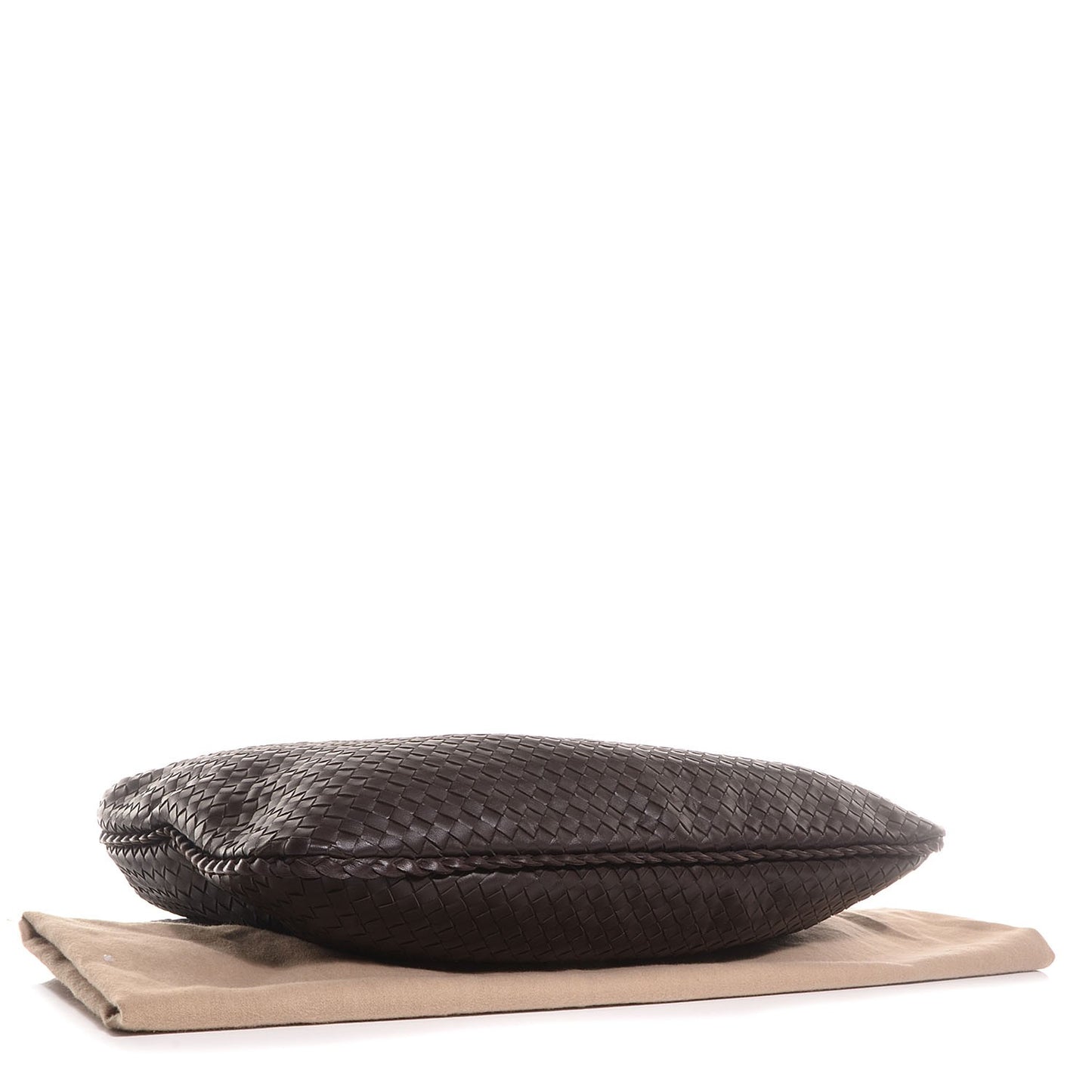 Nappa Intrecciato Maxi Veneta Hobo Ebano