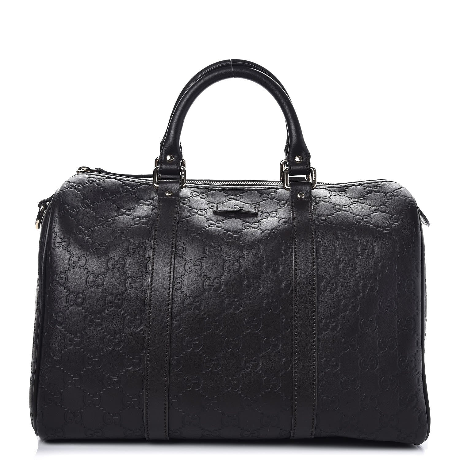 Gucci Guccissima Medium Joy Boston Dark Brown 1 of 8