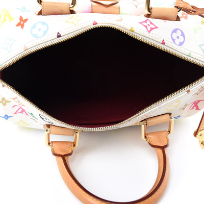 Louis Vuitton Monogram Multicolor Speedy 30 White 5 of 14