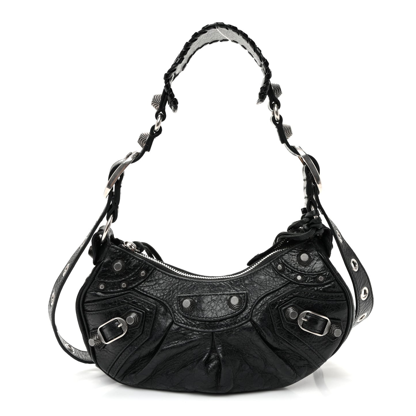 Agneau Arena Le Cagole Shoulder Bag XS Black