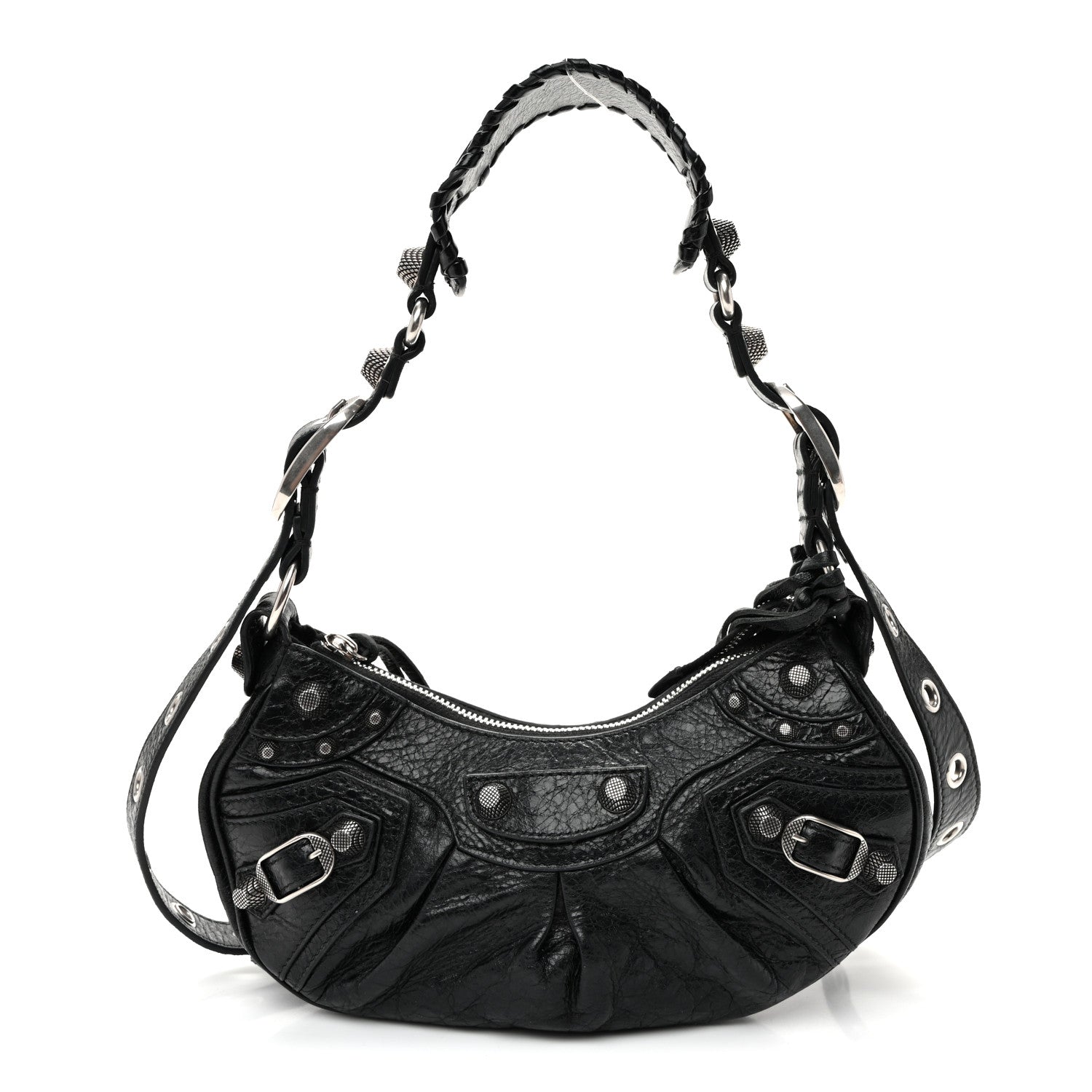 Balenciaga Agneau Arena Le Cagole Shoulder Bag XS Black 1 of 11