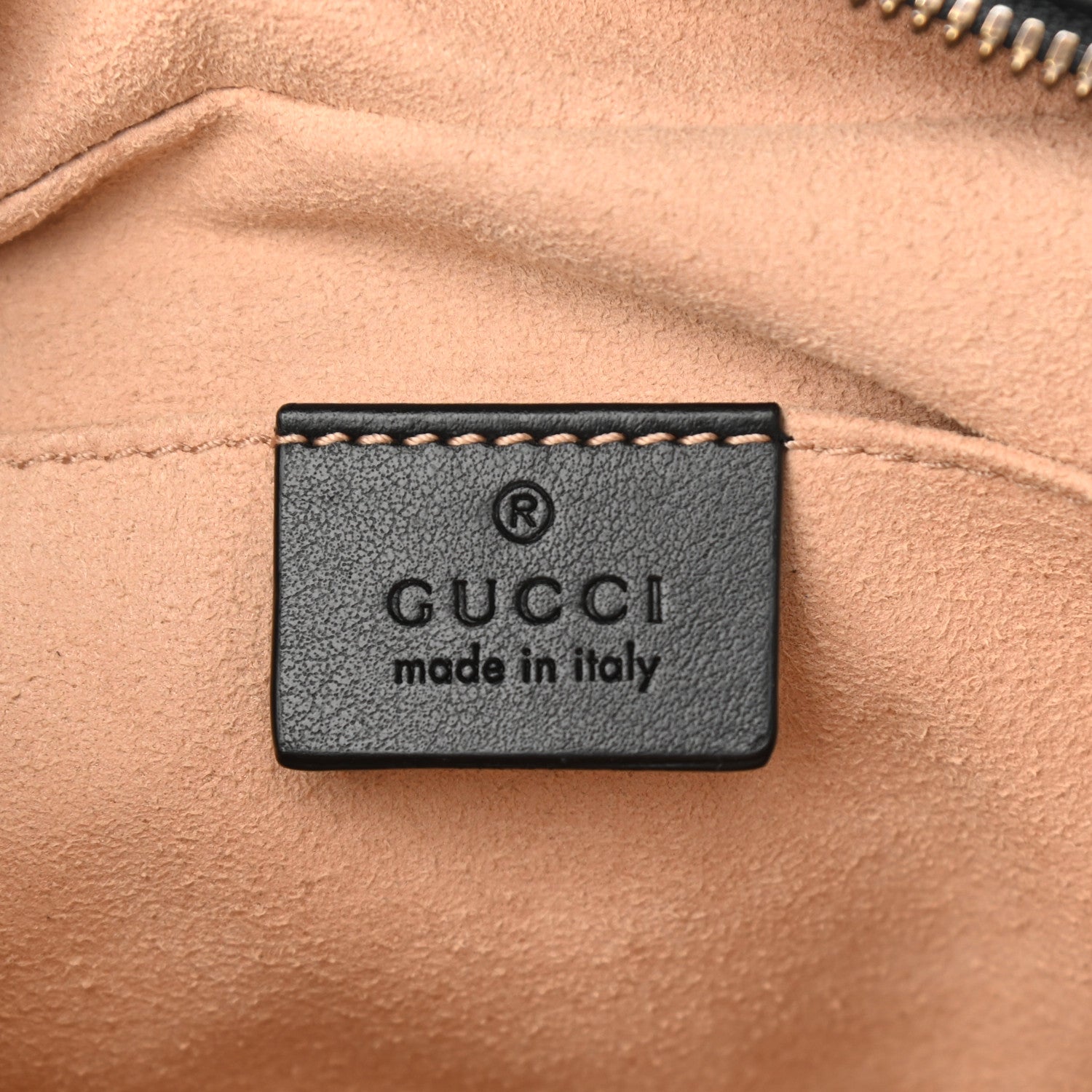 Gucci Calfskin Matelasse Small GG Marmont Chain Shoulder Bag Black 6 of 11