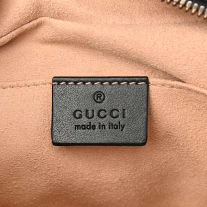 Gucci Calfskin Matelasse Small GG Marmont Chain Shoulder Bag Black 6 of 11