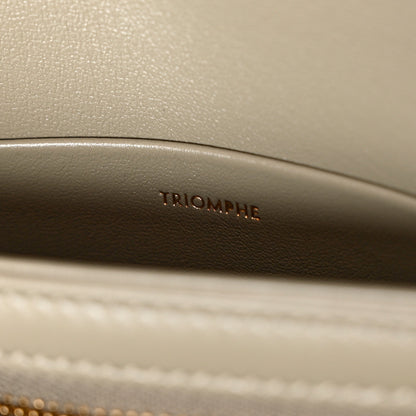 Celine Shiny Calfskin Teen Triomphe Green Clay 7 of 11