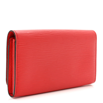 Louis Vuitton Epi Louise Wallet Coquelicot 3 of 8