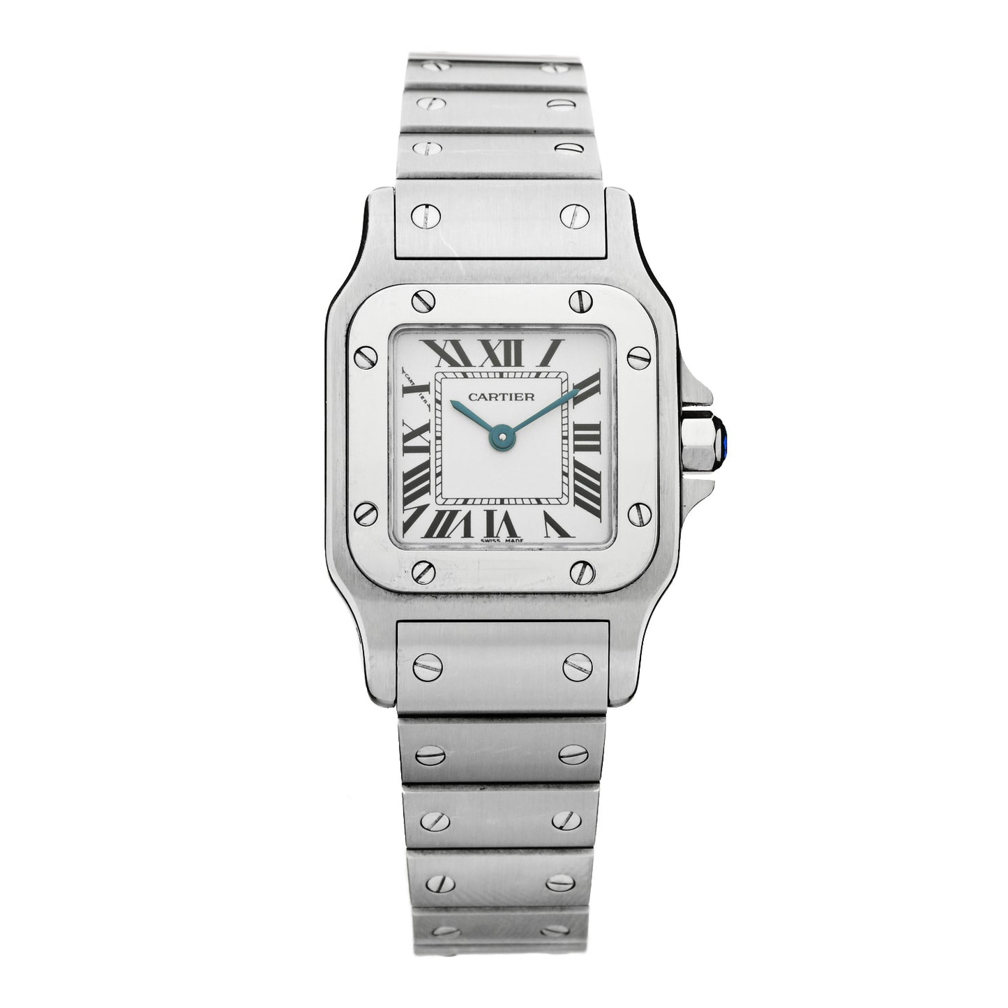 Stainless Steel 24mm Santos de Cartier Galbee Quartz Watch
