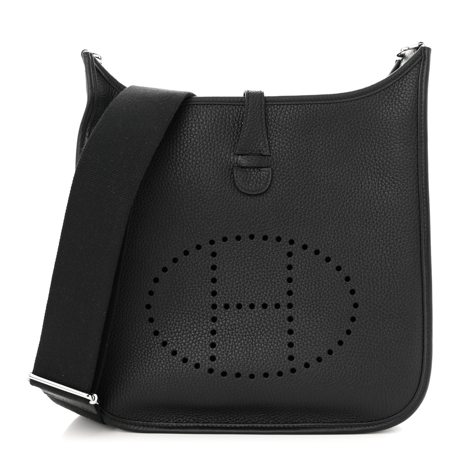 Hermes Taurillon Clemence Evelyne III PM Black 1 of 10