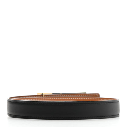 Hermes Swift Epsom 24mm Sydney Belt 65 Black Gold 2 of 6