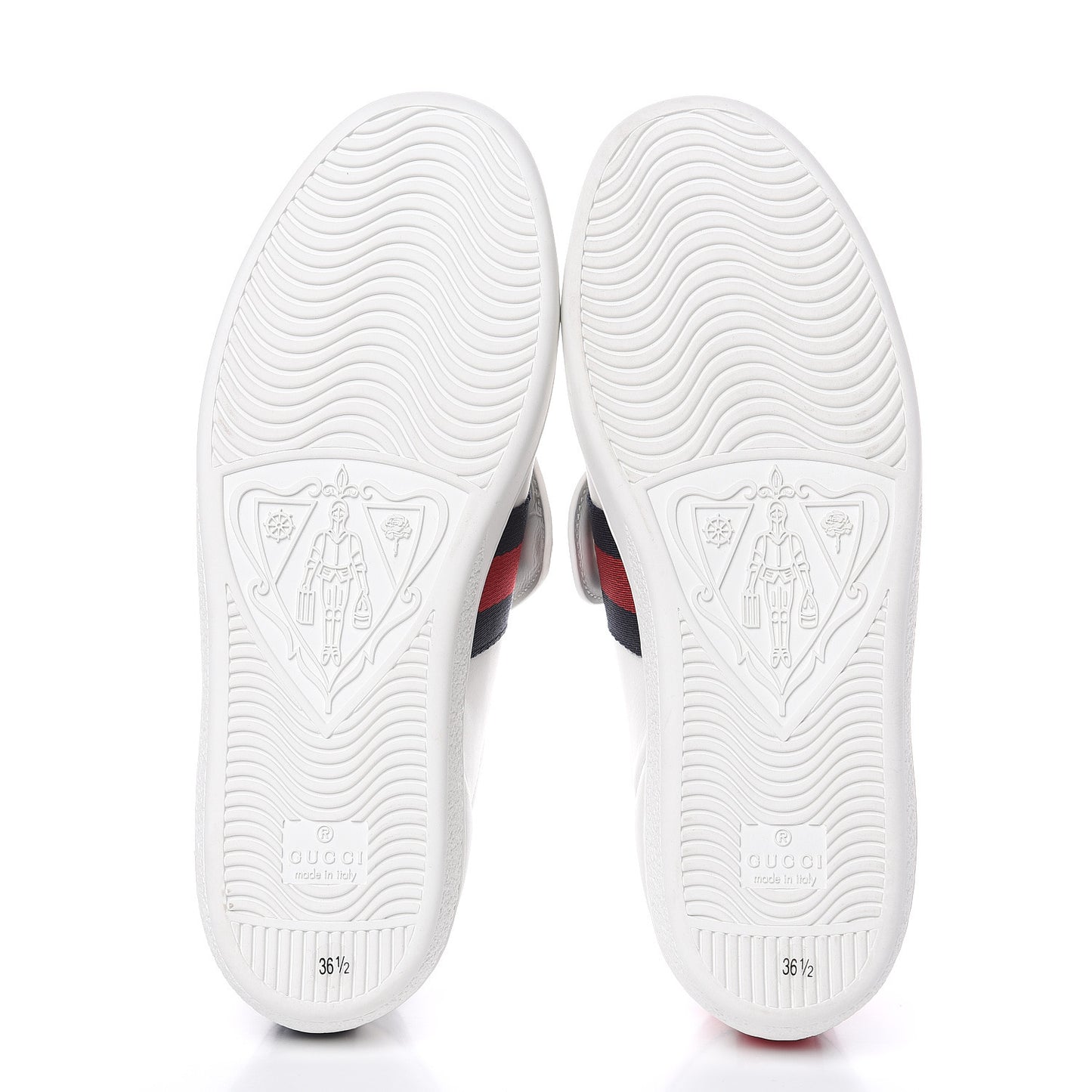 Calfskin Ayers Web Blind for Love Embroidered Womens Ace Sneakers 36.5 White