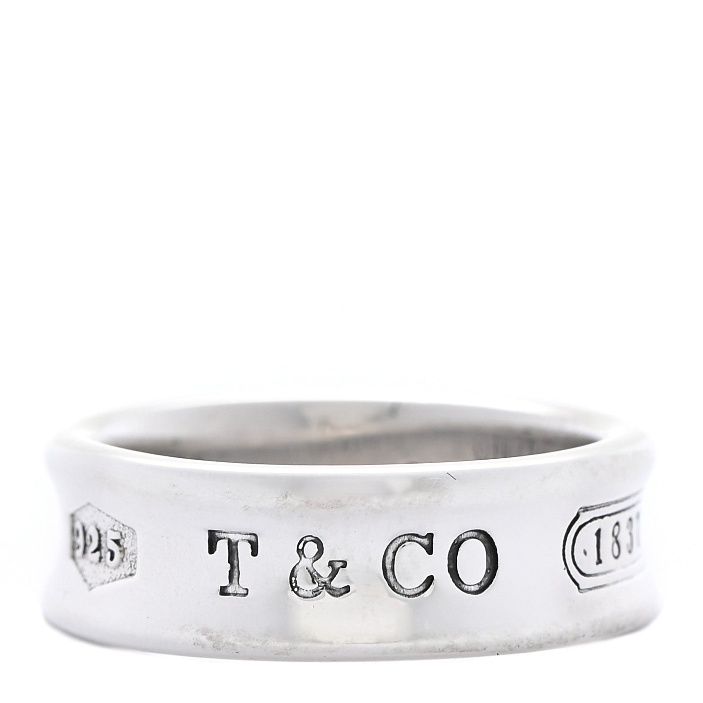 Sterling Silver 1837 Band Ring 55 7.25