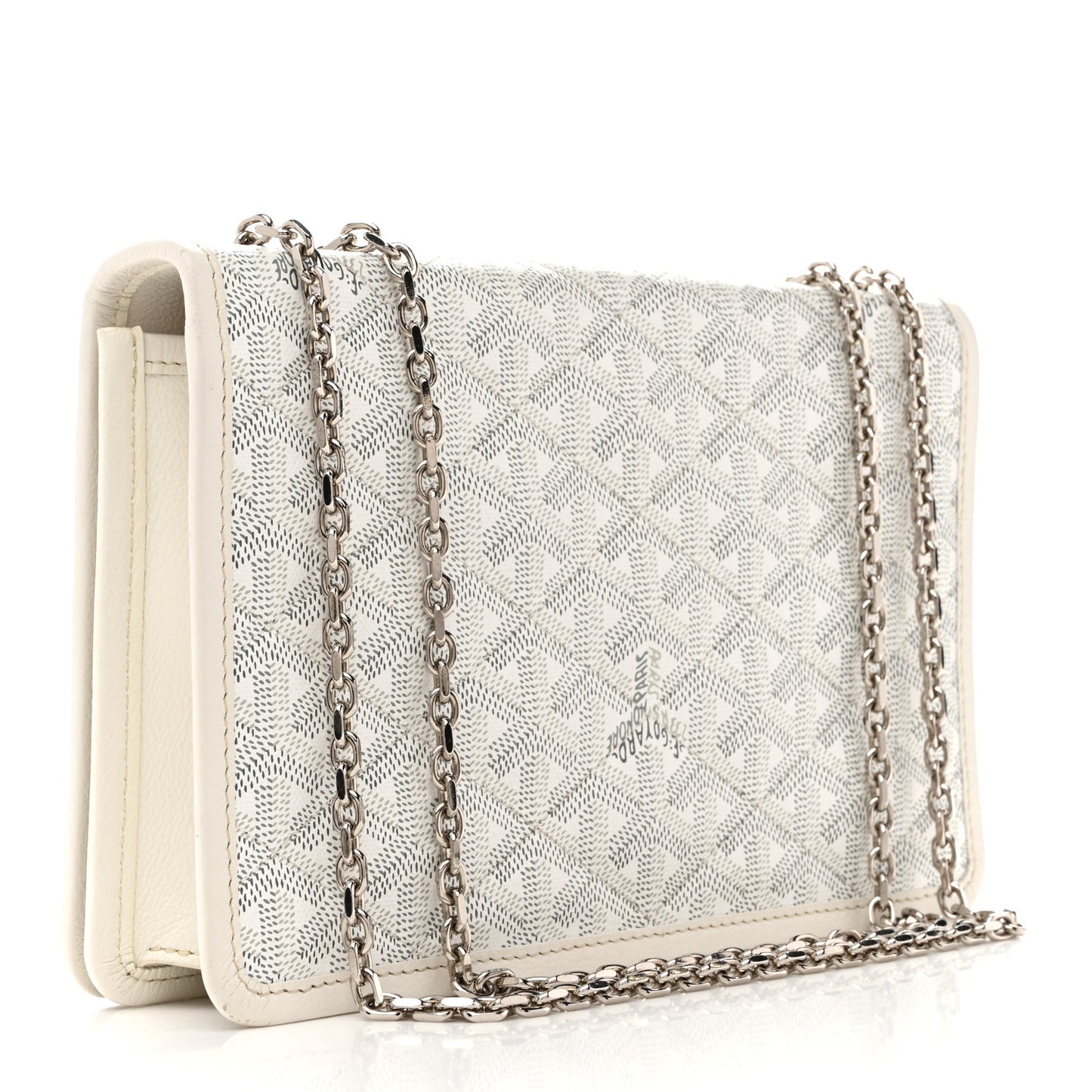 Goyardine Alexandre III Bag White