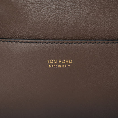 Tom Ford Grained Calfskin Medium Shaded Jennifer Crossbody Bag Brown 7 of 21