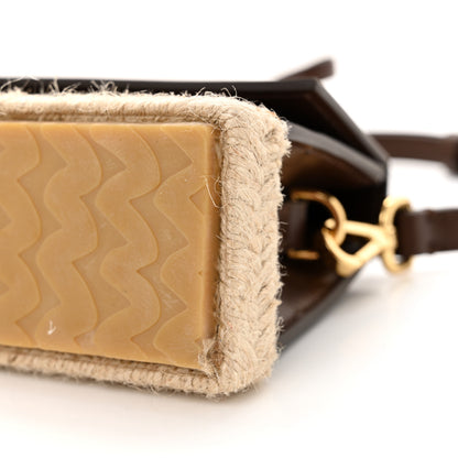 Jacquemus Calfskin Raffia Le Chiquito Long Cordao Brown 9 of 9