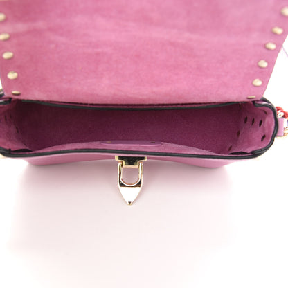 Valentino Garavani Pebbled Calfskin Mini Rockstud Crossbody Bag Giacinto 4 of 7