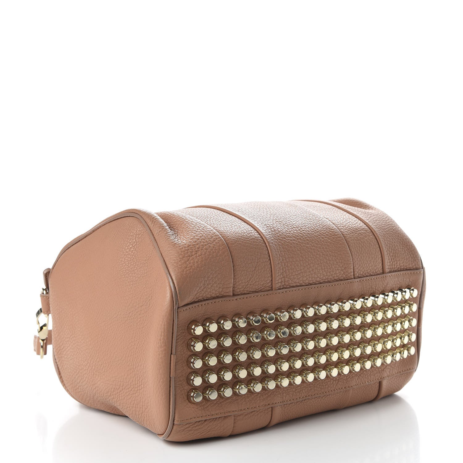 Alexander Wang Pebbled Calfskin Rocco Tan Gold Hardware 4 of 9