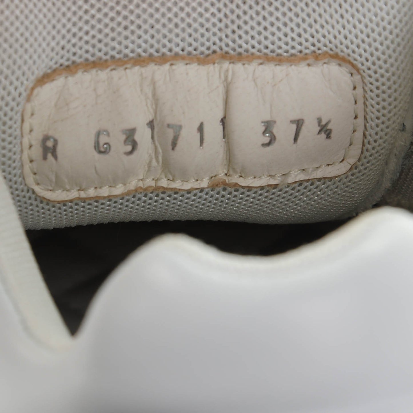 Calfskin Neoprene CC Sneakers 37.5 White Black