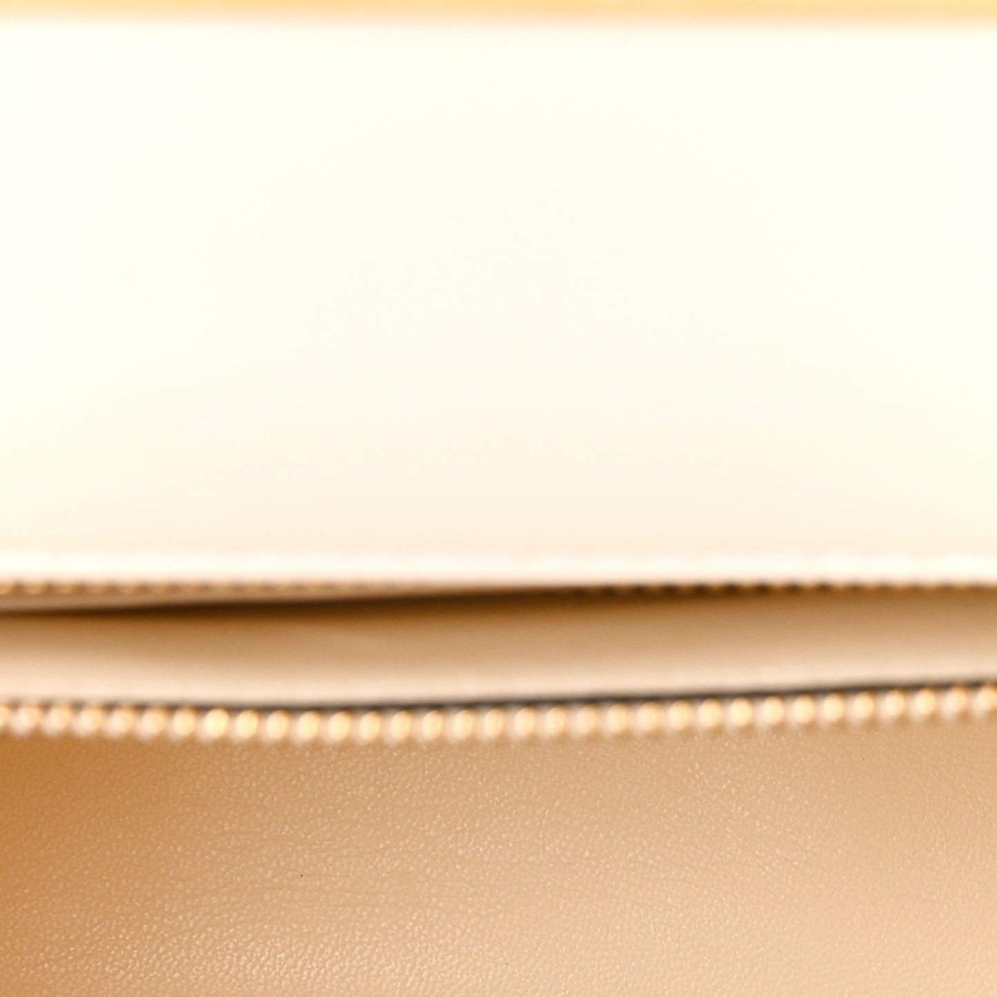 Nappa Small One Stud Top Handle Bag Ivory