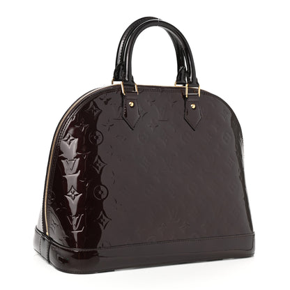 Louis Vuitton Vernis Alma MM Amarante 2 of 9