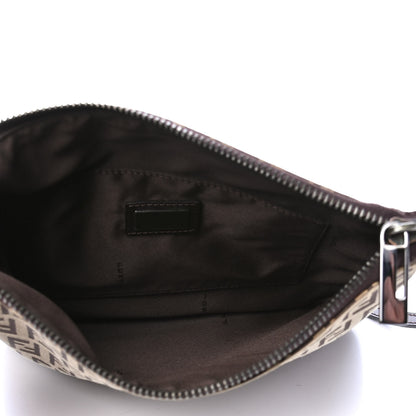 Fendi Zucchino Crossbody Dark Brown 4 of 5
