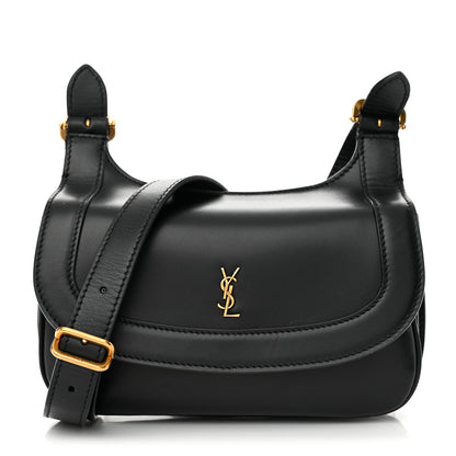 Saint Laurent Smooth Calfskin Small Charlie Shoulder Bag Black 1 of 11