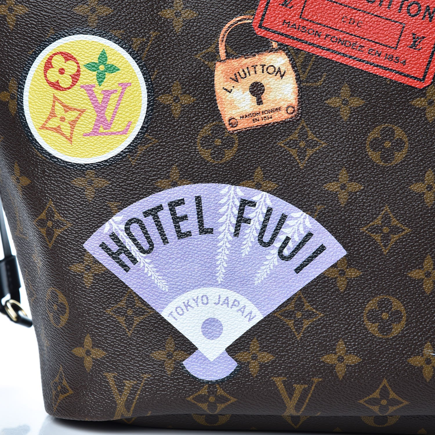 Louis Vuitton Monogram My LV World Tour Neverfull MM 12 of 15