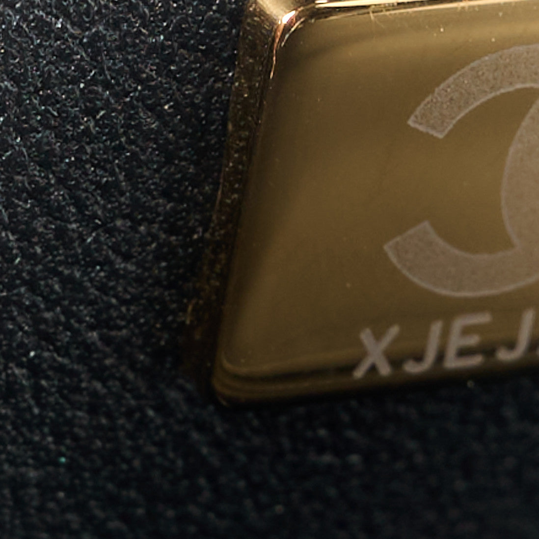 Lambskin Resin Crystal Square Quilted Mini Monacoco Flap Black